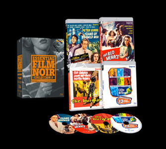 Essential Film Noir: Collection 5 |Imprint | Island of Doomed Men / The Red Menace / The Burglar / 13 West Street  |   Blu-Ray